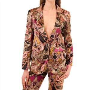 NEW MISA LOS ANGELES catroux paisley jacket in brown